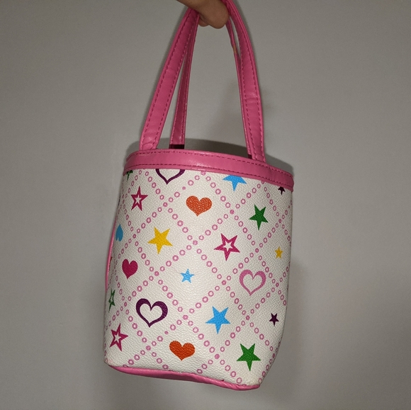 5/$25 Rainbow heart star mini tote - Picture 6 of 7